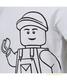 LEGO® Wear - LEGO ruházat LW18163-100-110 - Tony 311 LEGO Classic póló fehér