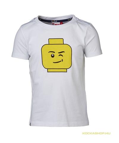 LEGO® Wear - LEGO ruházat LW18164-100-104 - Tony 312 LEGO Classic póló fehér