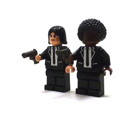 LEGO® Minifigurák M*876 - BRICKKIT Ponyvaregény Figuracsomag - Jules Winnfield & Vincent Vega