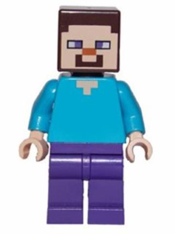 LEGO® Minifigurák min009 - Steve (Minecraft)