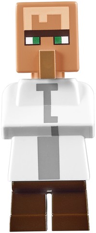 LEGO® Minifigurák min029 - Falusi Ember - Fehér Felsőben