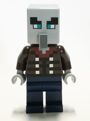 LEGO® Minifigurák min078 - Illager - Dark Blue Legs (Vindicator)