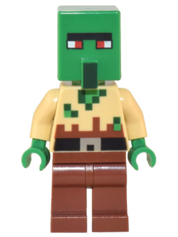 LEGO® Minifigurák min134 - Zombie Villager - Tan Torso