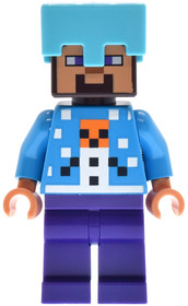 Steve - Holiday Snow Golem Sweater, Medium Azure Helmet