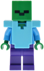 Zombie - Dark Purple Legs, Medium Azure Armor