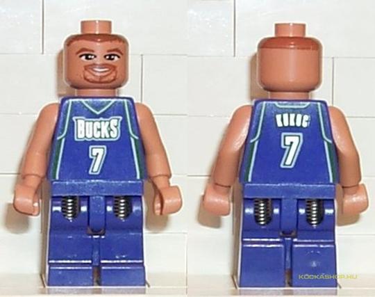 LEGO® Minifigurák nba003 - Nba Toni Kukoc, Milwaukee Bucks #7