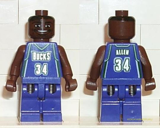 LEGO® Minifigurák nba005 - Nba Ray Allen, Milwaukee Bucks #34