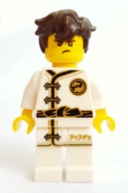 LEGO® Minifigurák njo0348 - Jay - Fehér Wu-Cru Training Gi