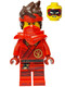 LEGO® Minifigurák njo0882 - Kai - Sárkány felemelkedése, Haj, Váll páncél