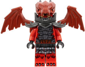 Dragonian Warrior - Open Mouth with Teeth Parted, Dragon Backpack