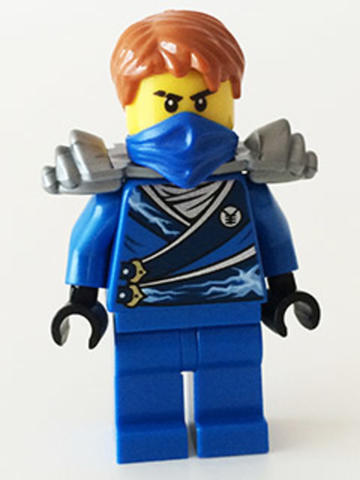 LEGO® Minifigurák njo103 - Jay flat silver shoulder armor