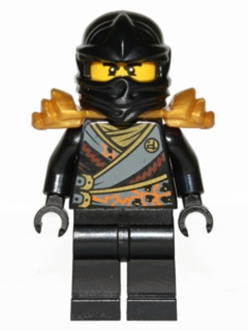 LEGO® Minifigurák njo139 - Cole - Arany Színű Páncélban