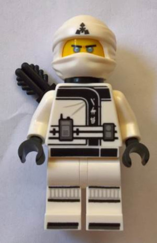 LEGO® Minifigurák njo318 - Zane - Fekete Tegezzel