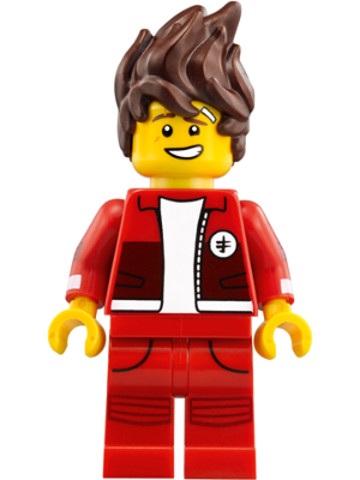 LEGO® Minifigurák njo327 - Kai - Piros Kabátban és nadrágban