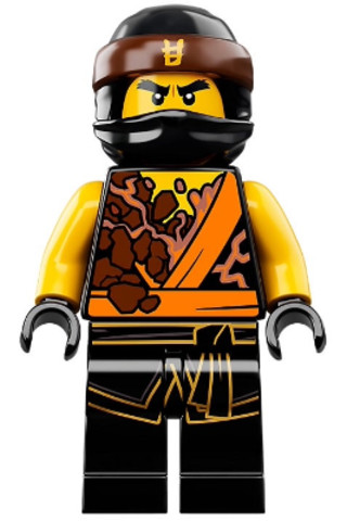 LEGO® Minifigurák njo408 - Cole (Spinjitzu Masters) - Sons of Garmadon