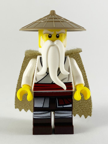 LEGO® Minifigurák njo550 - Wu mester - pihés köpennyel