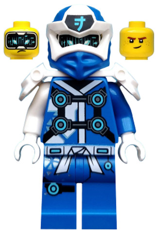 LEGO® Minifigurák njo563 - Jay - Digi Jay, Shoulder Armor with Scabbard