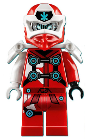 LEGO® Minifigurák njo568 - Kai - Digi Kai, Shoulder Armor with Scabbard