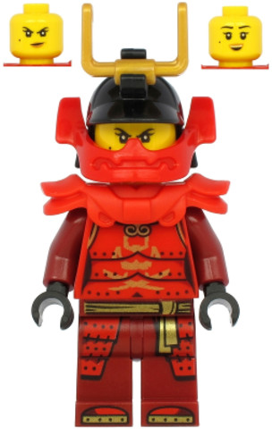 LEGO® Minifigurák njo614 - Samurai X (Nya) - Legacy, Red Shoulder Pads