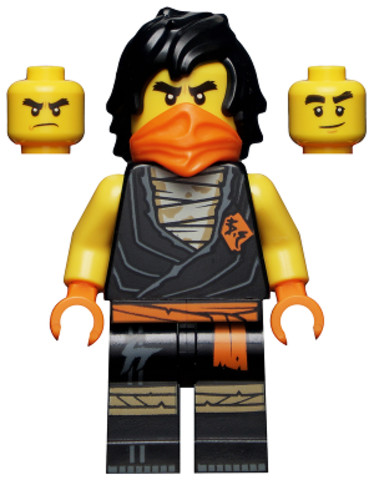 LEGO® Minifigurák njo645 - Cole - Legacy, Orange Bandana