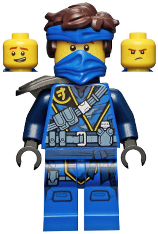 LEGO® Minifigurák njo679 - Jay - The Island, Mask and Hair with Bandana, Shoulder Pad