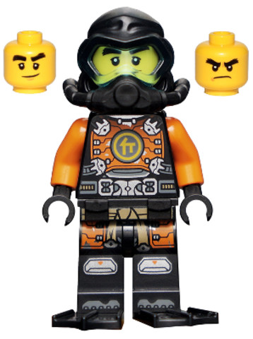LEGO® Minifigurák njo700 - Cole - Seabound, Scuba Gear