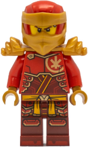 LEGO® Minifigurák njo864 - Kai - Sárkányok felemelkedése, fejpánt, vállpáncél