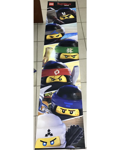 LEGO® Seasonal NjoBan13 - Ninjago Movie Zászló