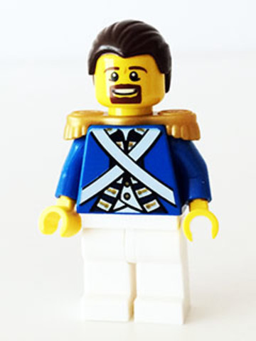 LEGO® Minifigurák pi150 - Őrmester Barna Kecskeszakállal és Bajusszal