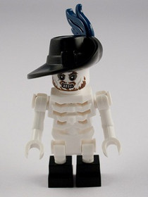 LEGO® Minifigurák poc003h - Csontváz Barbossa - használt