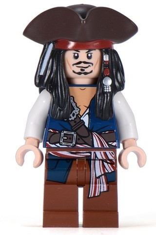 LEGO® Minifigurák poc024 - Jack Sparrow Kalapban
