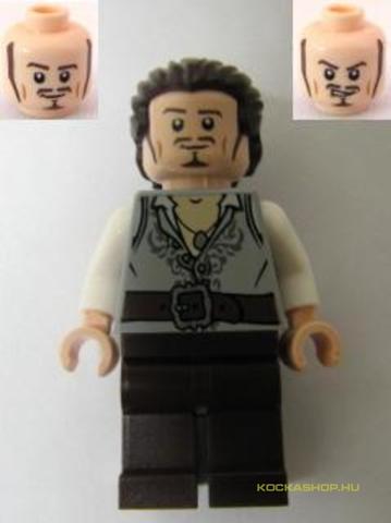 LEGO® Minifigurák poc026 - Will Turner - Mérges Arccal