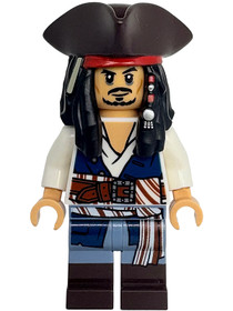 Jack Sparrow kapitány - fehér ingben
