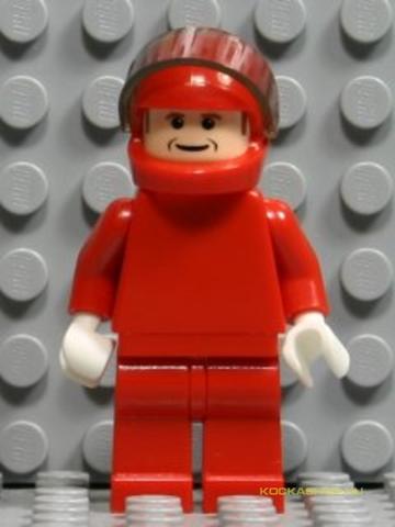 LEGO® Minifigurák rac027 - F1 Ferrari - Felippe Massa, piros sisakkal
