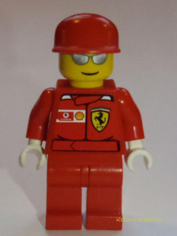 LEGO® Minifigurák rac030as - F1 Ferrari mérnök