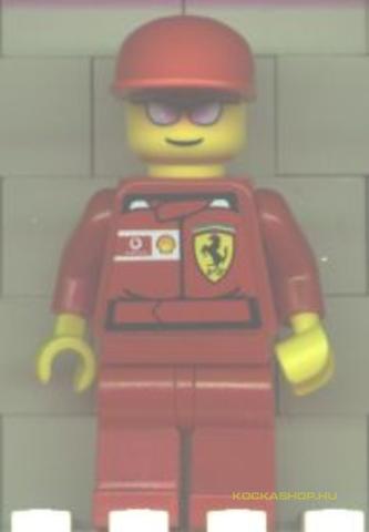 LEGO® Minifigurák rac030s - F1 Ferrari Mérnök 1