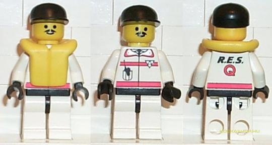LEGO® Minifigurák rsq013 - Res-Q 2 - fekete sapkával
