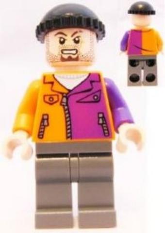 LEGO® Minifigurák sh021 - Két arcú ember narancs felsővel