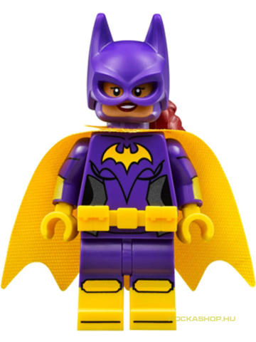 LEGO® Minifigurák sh0305 - Batgirl - Sárga Köpennyel, Mosolygós Arccal