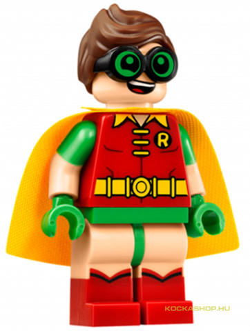 LEGO® Minifigurák sh0315 - Robin - Zöld Szemüveggel, Mosolygós Fejjel