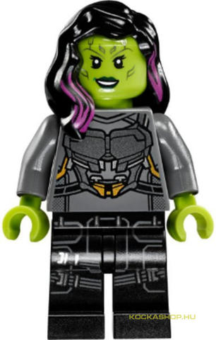 LEGO® Minifigurák sh0388 - Gamora - Ezüst Páncélban