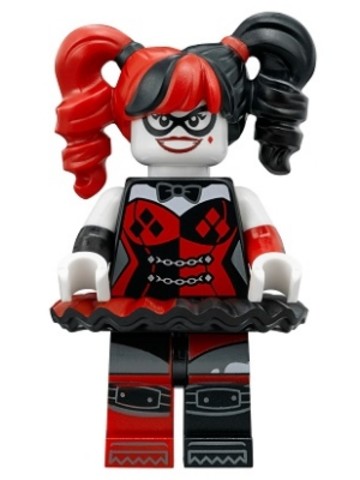 LEGO® Minifigurák sh0398 - Harley Quinn - Piros/Fekete Tütüben