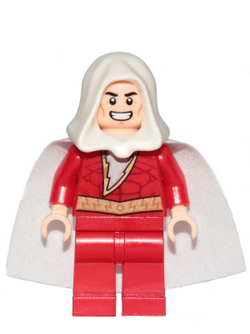 LEGO® Minifigurák sh0592a - Shazam - fehér kapucnival és köpennyel