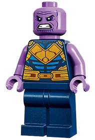 LEGO® Minifigurák sh0859 - Thanos - Sötétkék lábak, Lila karok