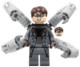 LEGO® Minifigurák sh0890 - Dr. Octopus (Otto Octavius) / Doc Ock - Sötét kékesszürke öltözet, Mechanikai karok