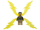 LEGO® Minifigurák sh0891 - Electro - Fekete és barna öltözet, Nagy elektromos szárnyak