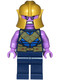 LEGO® Minifigurák sh0906 - Thanos - Sötétkék lábak, Lila karok, Aranyszínű sisak