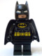 LEGO® Minifigurák sh0964 - Batman - Fekete öltözet, Sárga öv, Fehér szemek, Semleges/ dühös arc