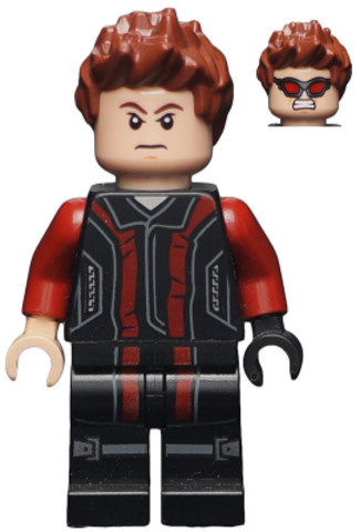 LEGO® Minifigurák sh172 - Sólyomszem minifigura Fekete és Piros ruhában