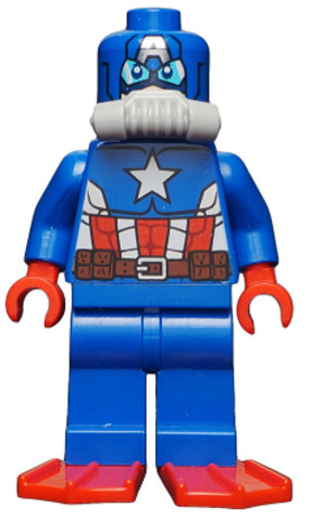 LEGO® Minifigurák sh214 - Búvár Amerika kapitány